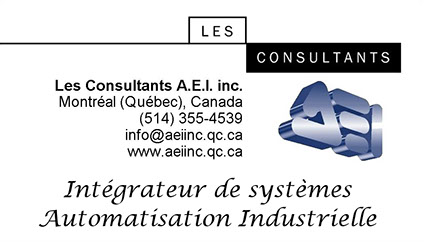 AEI - Intégrateur de systèmes - Automatisation Industrielle